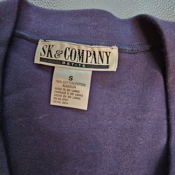 Vintage SK and Company Blue Shirt - Picture 2 of 5